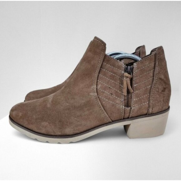 Reef Voyage Low Ankle Bootie Womens Boot Brown Leather Shoe Size 11 - Picture 1 of 14